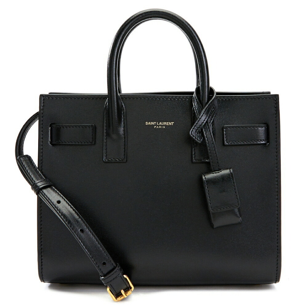 SAINT LAURENT PARIS Sac de Jour Shoulder Bag Black